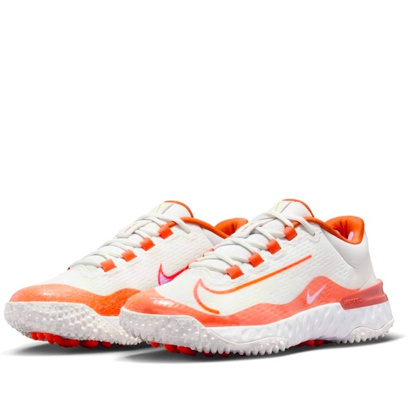 NIKE Women's Alpha Huarache Elite 4 Turf Softball Sneakers ~ New - Picture 1 of 12